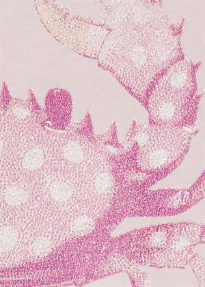 Crab tee Chalk Pink A1050197 Ganni 